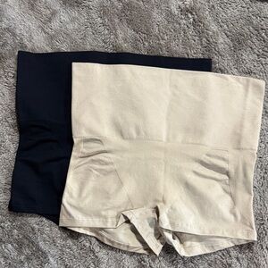 Me Moí 2 pack Stylish Women's Black and Tan Shorts